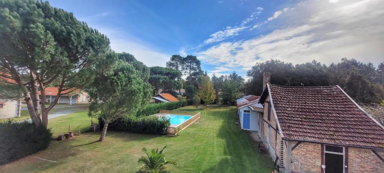 Charmante Maison Dans Les Landes X 10 Avec Piscine Et Salle D Escalade Lue Eksteriør bilde