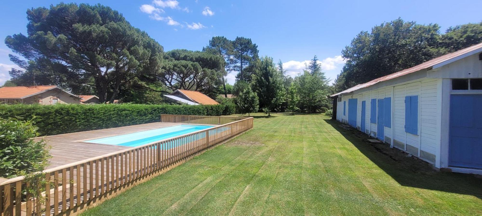 Charmante Maison Dans Les Landes X 10 Avec Piscine Et Salle D Escalade Lue Eksteriør bilde
