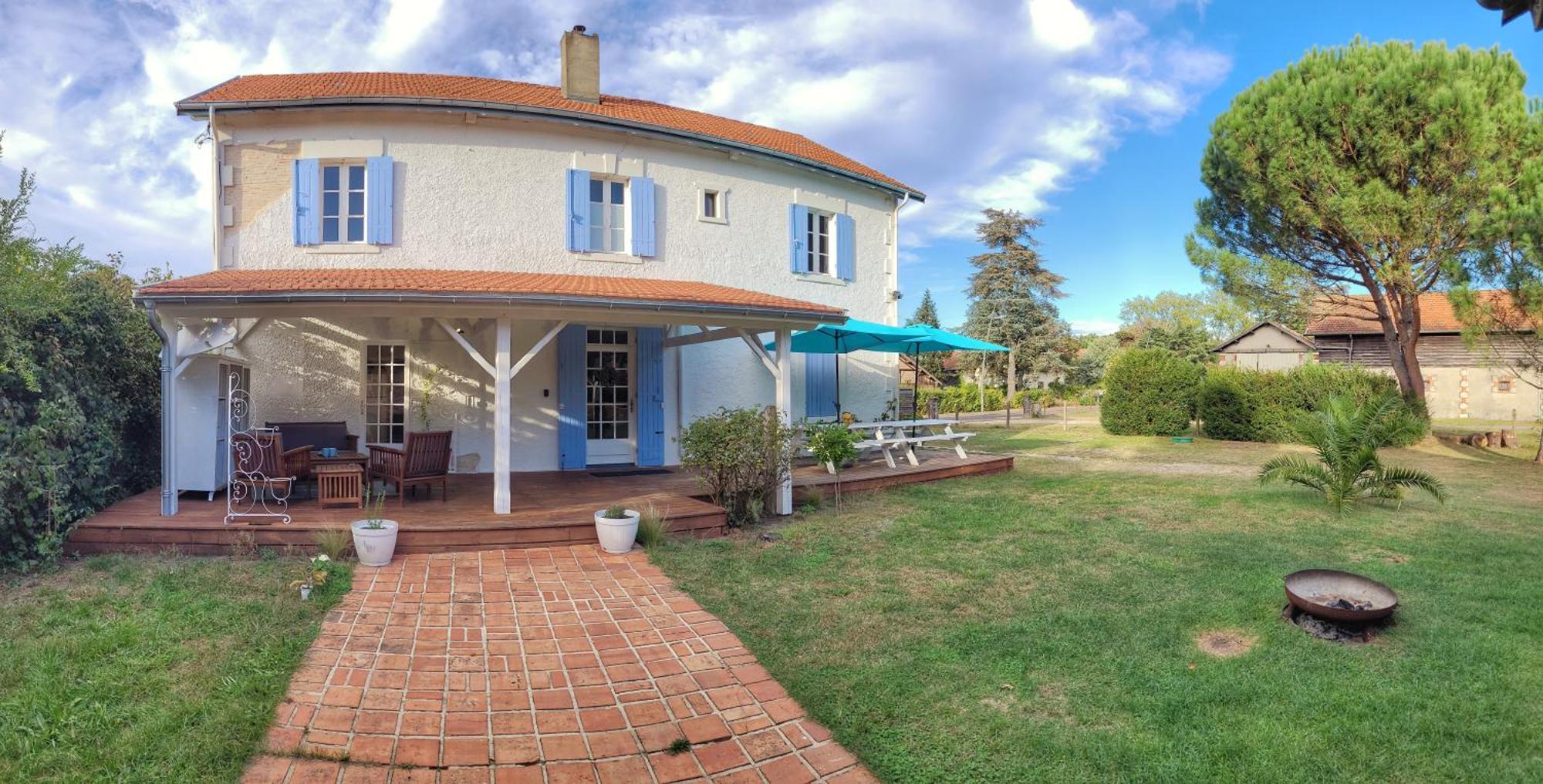 Charmante Maison Dans Les Landes X 10 Avec Piscine Et Salle D Escalade Lue Eksteriør bilde