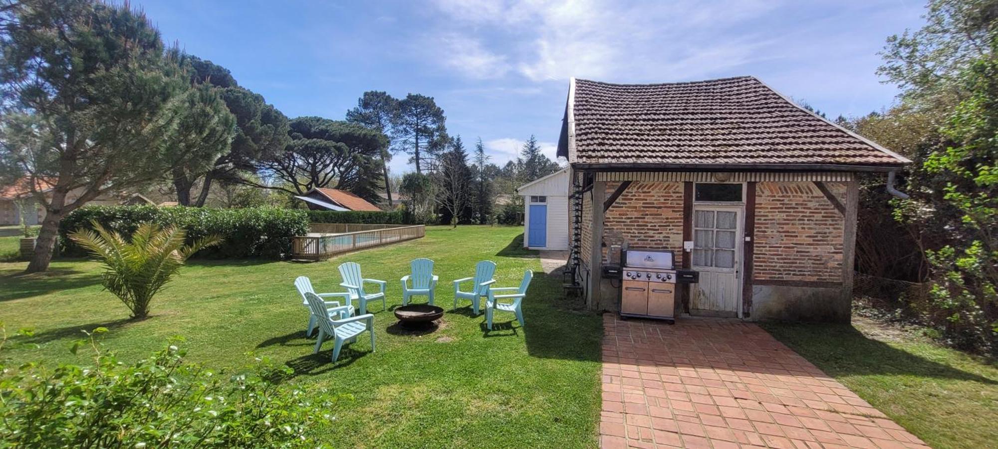 Charmante Maison Dans Les Landes X 10 Avec Piscine Et Salle D Escalade Lue Eksteriør bilde
